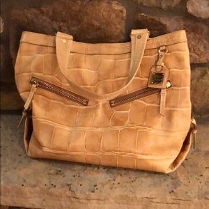 Embossed Leather Dooney & Bourke Tote Purse